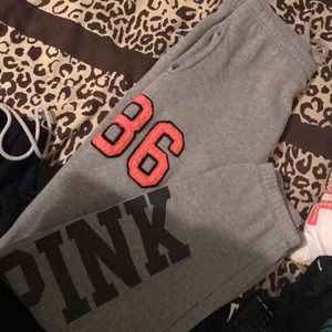 Pink sweats